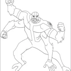 Ben 10 para imprimir e colorir