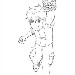 Ben 10 para imprimir e colorir