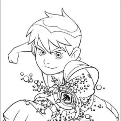 Ben 10 para imprimir e colorir