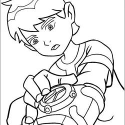 Ben 10 para imprimir e colorir