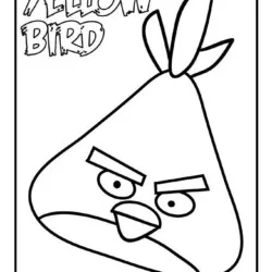 Angry Birds #5 para imprimir e colorir
