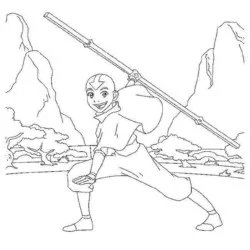 Avatar para imprimir e colorir