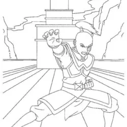 Avatar para imprimir e colorir