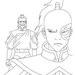 Avatar para imprimir e colorir