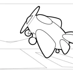 Aviões para imprimir e colorir