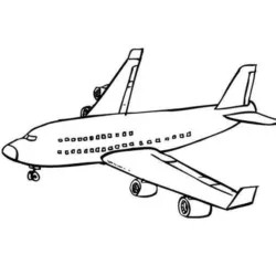 Aviões para imprimir e colorir