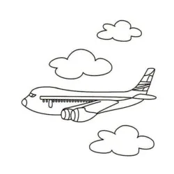 Aviões para imprimir e colorir