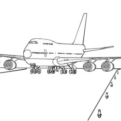Aviões para imprimir e colorir
