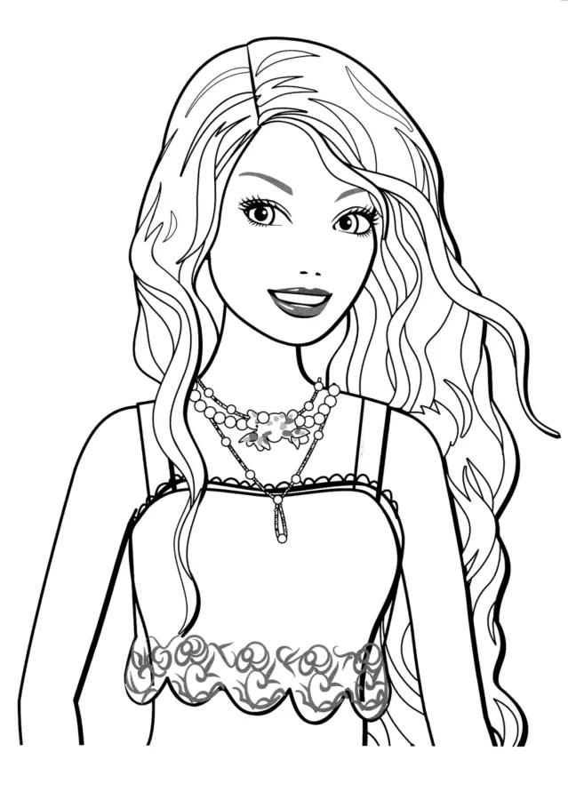 Barbie com colar