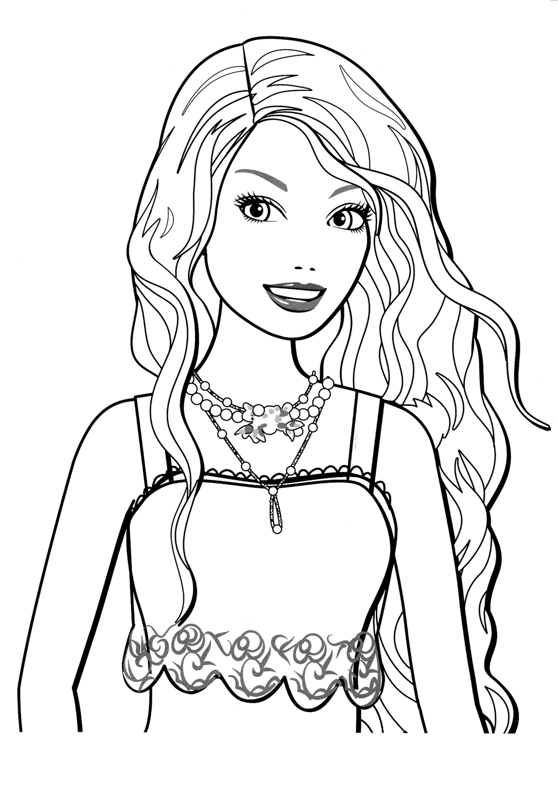 desenhos de barbie para colorir