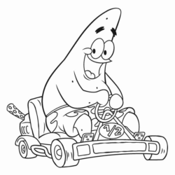 Desenhos para colorir do melhor amigo de Bob Esponja e Patrick - Desenhos  para colorir grátis para imprimir