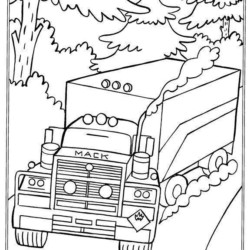 10 Desenhos de Caminhão Scania para Imprimir e Colorir!