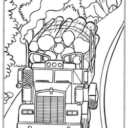 7 Modelos de Caminhão Scania para Imprimir e Colorir