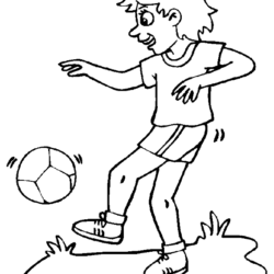 Desenhos de Futebol para colorir - Bora Colorir