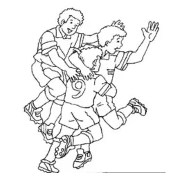 Futebol para imprimir e colorir
