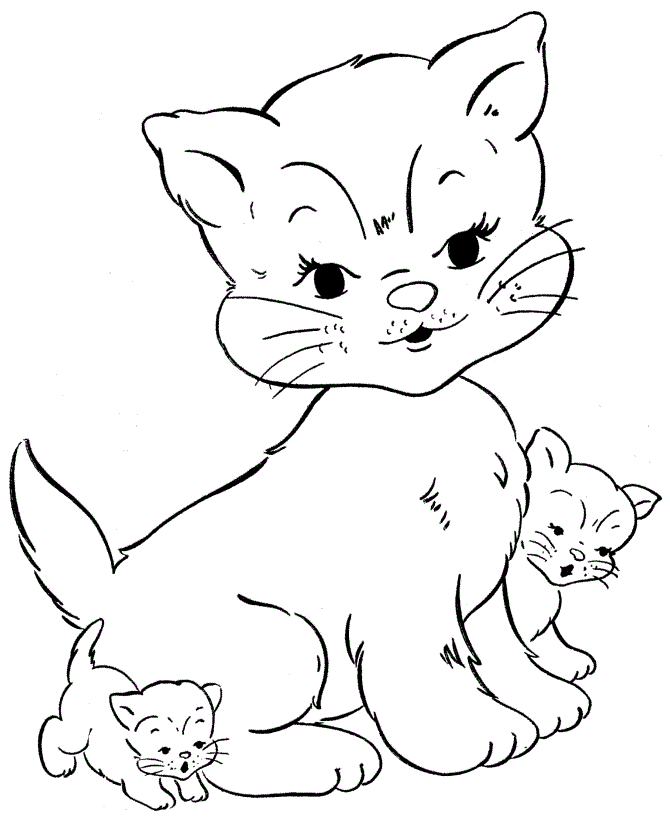 gatos desenho facil