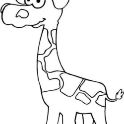 Girafas para imprimir e colorir