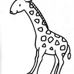 Girafas para imprimir e colorir