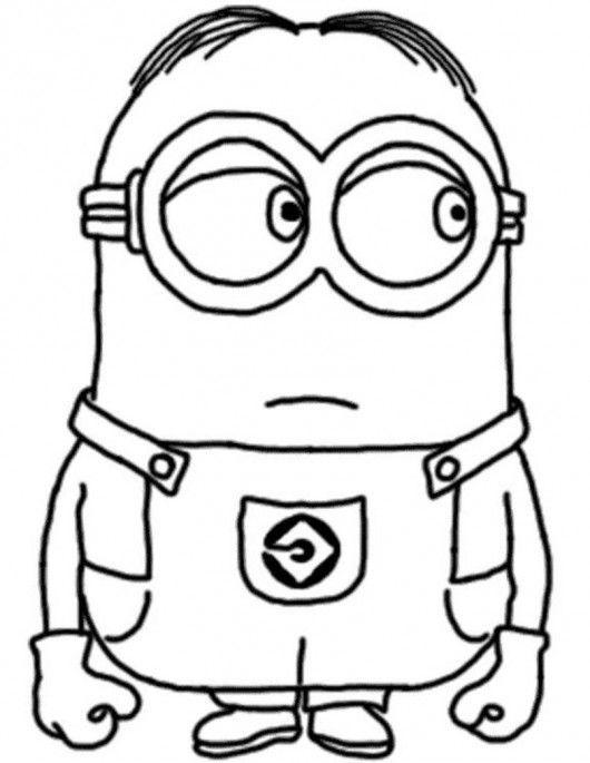 Desenho Minions Imprimir Pintar 03