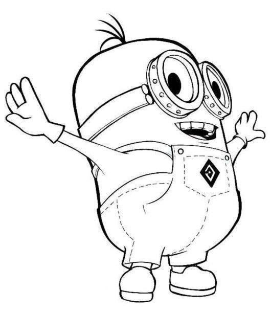 Desenho Minions Imprimir Pintar 07