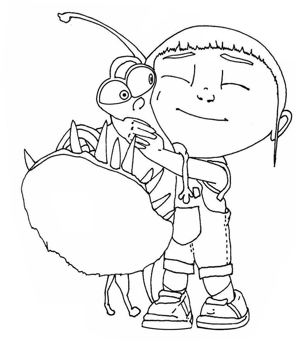 Desenho Minions Imprimir Pintar 14