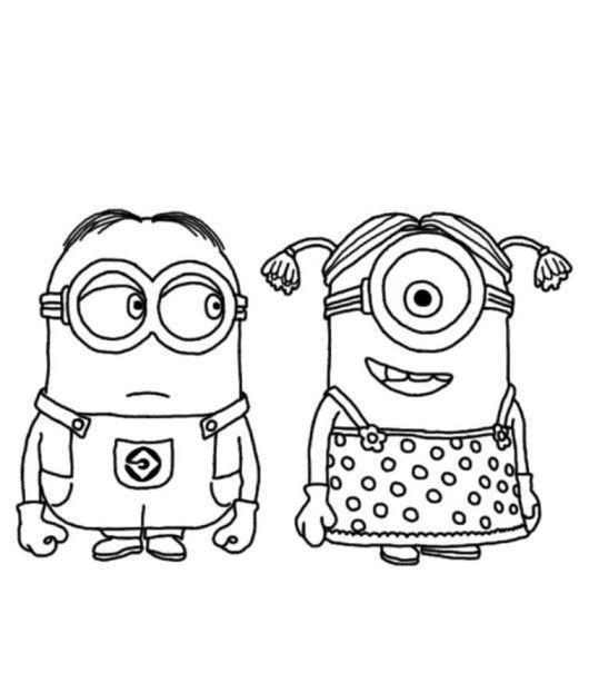 Desenho Minions Imprimir Pintar 21