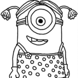 Desenhos dos Minions para Colorir e Imprimir