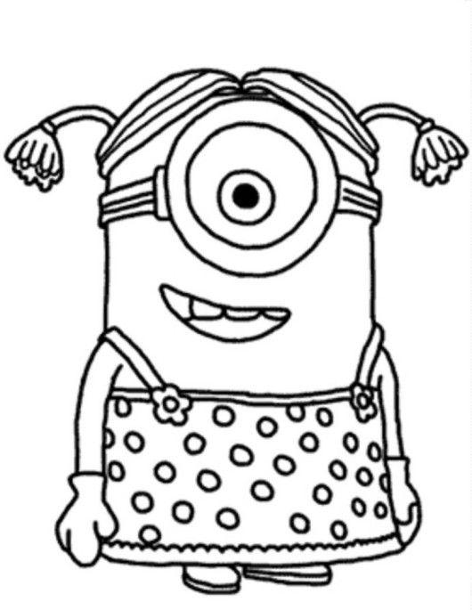 Desenho Minions Imprimir Pintar 22