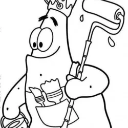 Patrick para imprimir e colorir