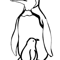 páginas para colorir de pinguins de natal kawaii fofos 4511369 Vetor no  Vecteezy