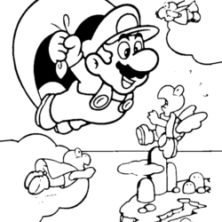 Desenhos de Super Mario Bros. para colorir - Páginas de colorir imprimíveis  gratuitamente