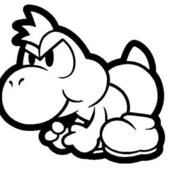 Mario para imprimir e colorir