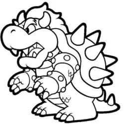 Mario para imprimir e colorir