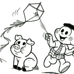 Turma da Mônica para imprimir e colorir