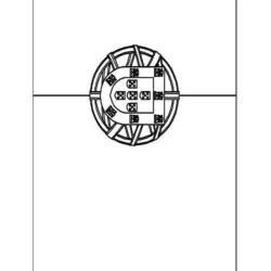Bandeiras para imprimir e colorir