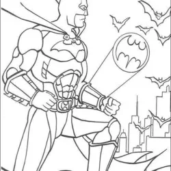 Batman para imprimir e colorir