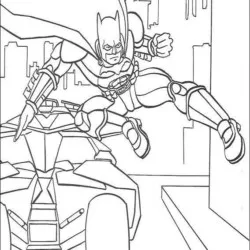 Batman para imprimir e colorir
