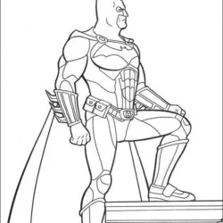 Batman para imprimir e colorir