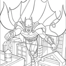 Batman para imprimir e colorir