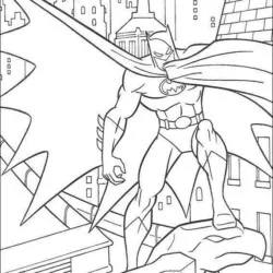 Batman para imprimir e colorir