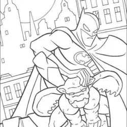 Batman para imprimir e colorir