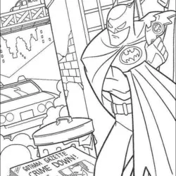 Batman para imprimir e colorir