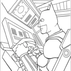 Batman para imprimir e colorir