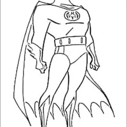 Batman para imprimir e colorir