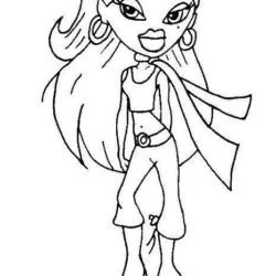 Bratz para imprimir e colorir