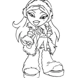 Bratz para imprimir e colorir