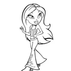 Bratz para imprimir e colorir