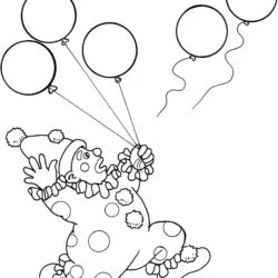 Circo para imprimir e colorir