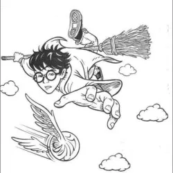 Harry Potter para imprimir e colorir