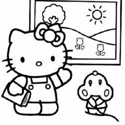 Gifsgifs: Desenhos para Colorir da Hello Kitty